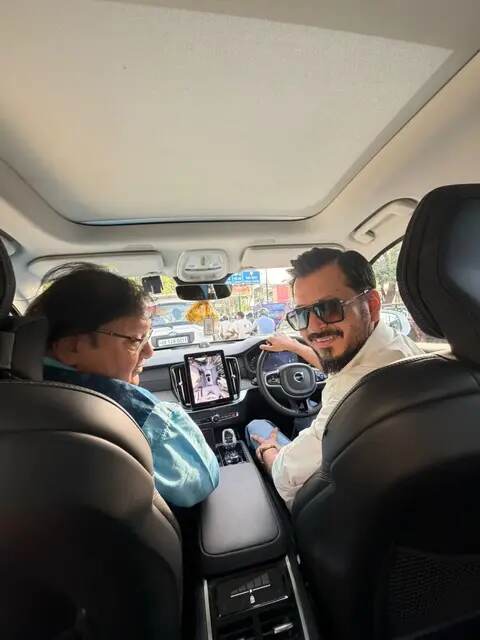 Tushar Kumar with Rakesh Bedi