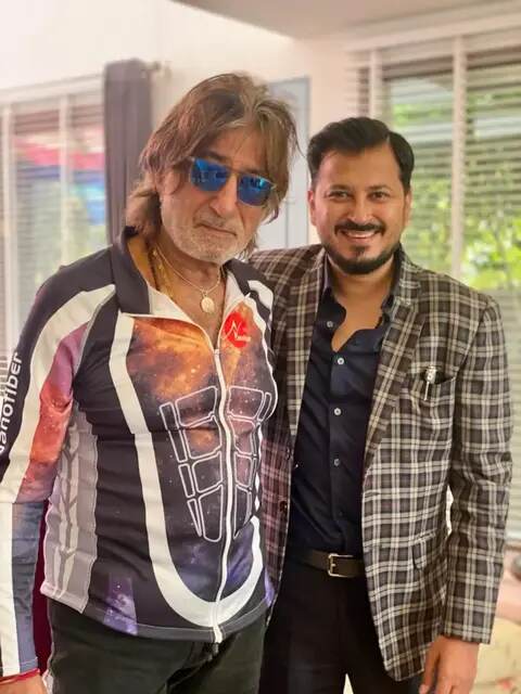 Tushar Kumar with his dear friend Shakti Kapoor